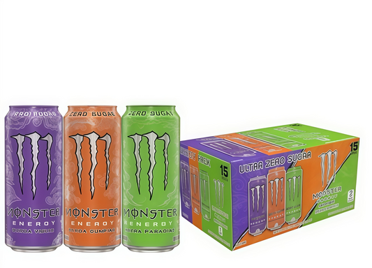 Max Focus Energy Drink - Sugar Free 15 Pack with B12, B6 & Natural Stimulants