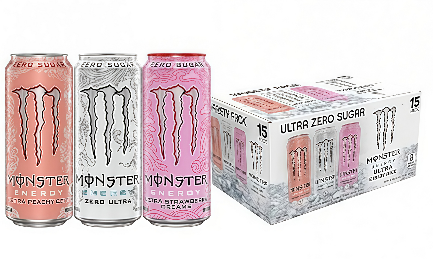 Max Focus Energy Drink - Sugar Free 15 Pack with B12, B6 & Natural Stimulants